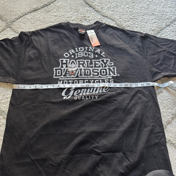 Harley Davidson tshirt short sleeve black Denny’s Springfield Missouri XXL new - Picture 5 of 8